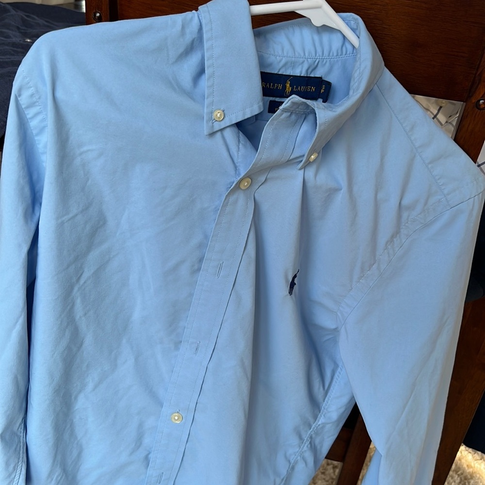 Light Blue, POLO Ralph Lauren Oxford Cloth Button Down